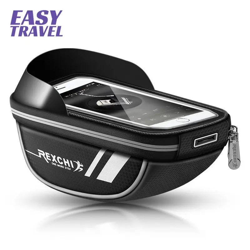 

Hard Shell Bicycle Top Tube Bag For 7.0 Inch Mobile Phone Waterproof Touch Screen Bag Cycling Bag Mtb Accessories