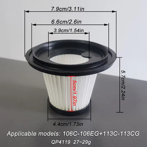 2 шт., картриджи для пылесоса 106C 106EG 113C 113CG