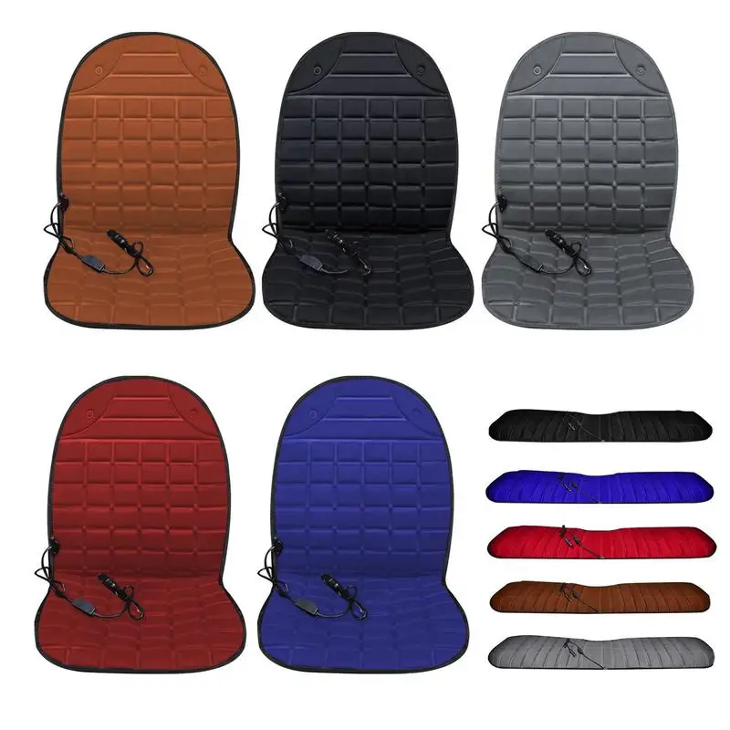 

Heated Car Seat Cover Winter Seat Heater Keep Warm Winter Household Cushion Car Electric Heated Seat Car Styling Winter Cushions