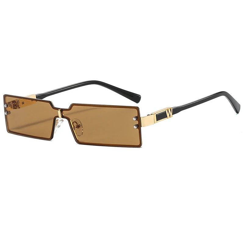 

Small Square Frame Letter W Sunglasses For Men Women Fashion Elegant Retro Luxury Design Unisex Car Driving Fishing Glasses 2022