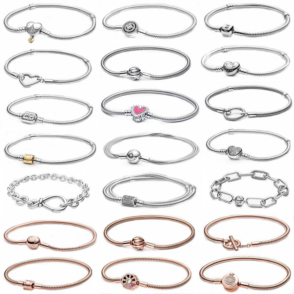 

Новый модный браслет подходит для оригинального Pando серебро 925, женские шармы «сделай сам», бисером, бисером ручной работы, изготовленные на заказ, женские браслеты, ювелирные изделия для женщин