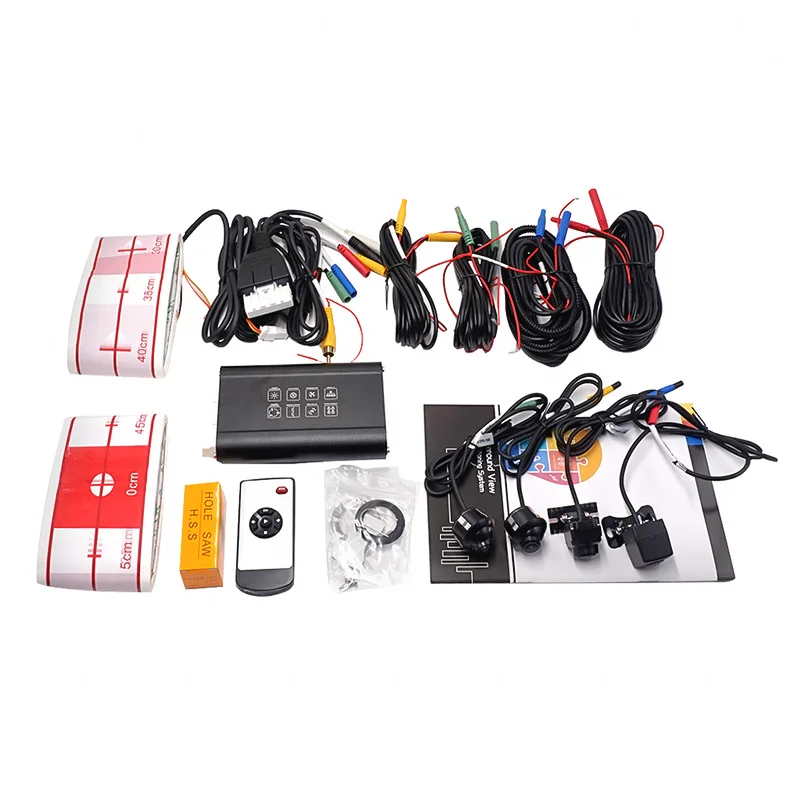 

360 camera car HD blind spot reversing assist system parking sensor monitoring 3D Car Camera