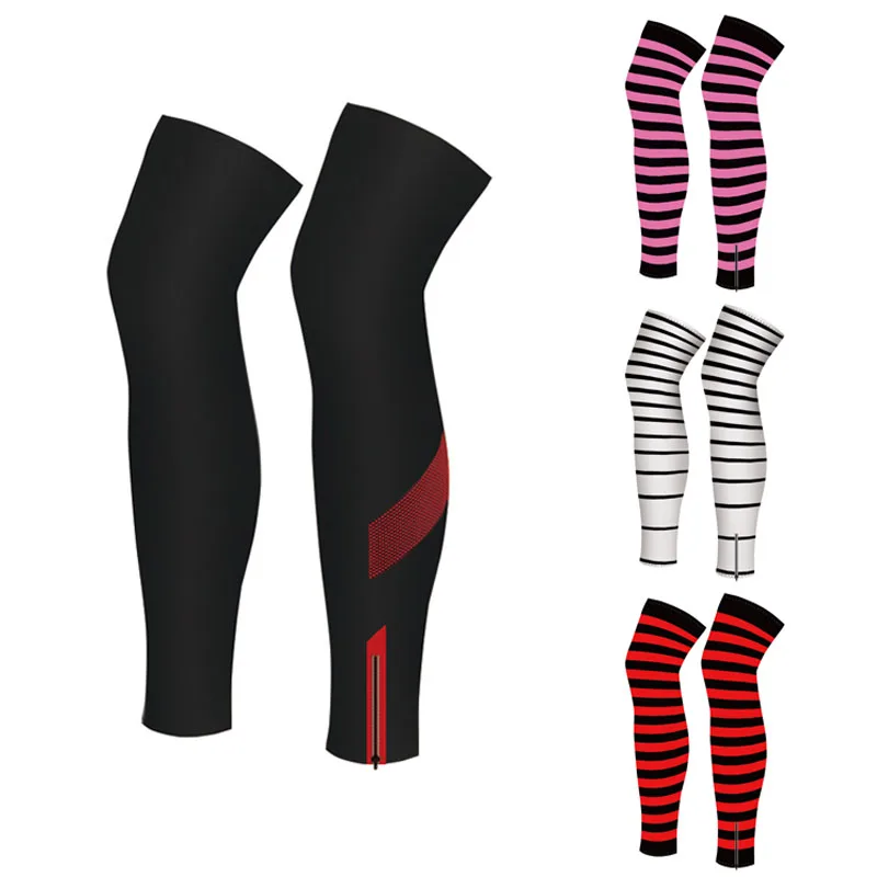 Fashion Bicycle Team Cycling Leg Warmers UV Sun Protection Cuff Cover Mountain Bike Sport Riding Protective Quality Leg Sleeves