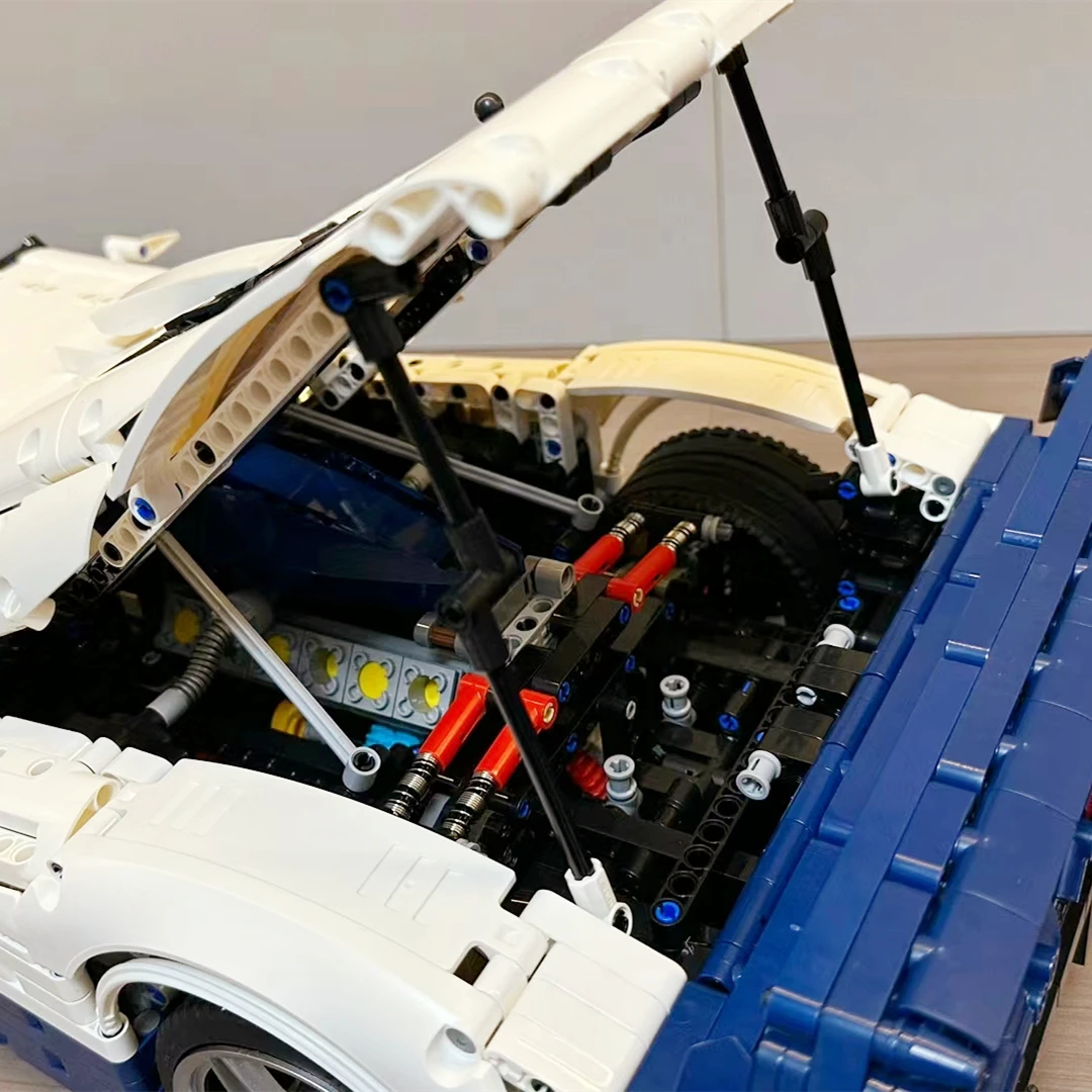 В НАЛИЧИИ MOC 160967 MC12 Спортивный автомобиль 1:8 Модель V12 Двигатель 3904 шт.