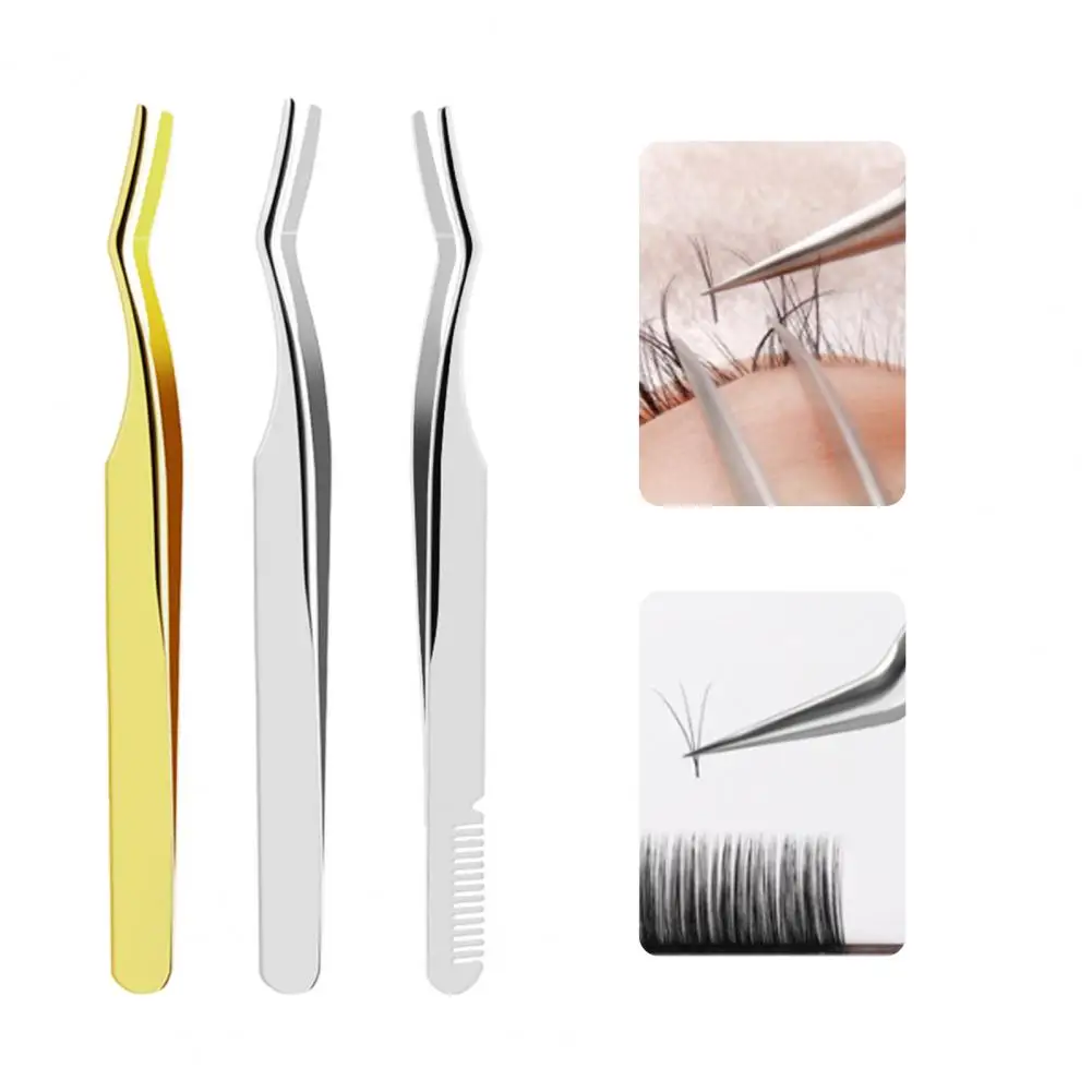 Искусственная кожа искусственная с кисточкой для ресниц из нержавеющей стали