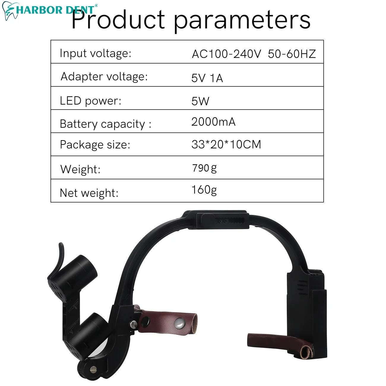 5 Вт стоматологическая светодиодная лампа для головы 2 5X 3 хирургическая