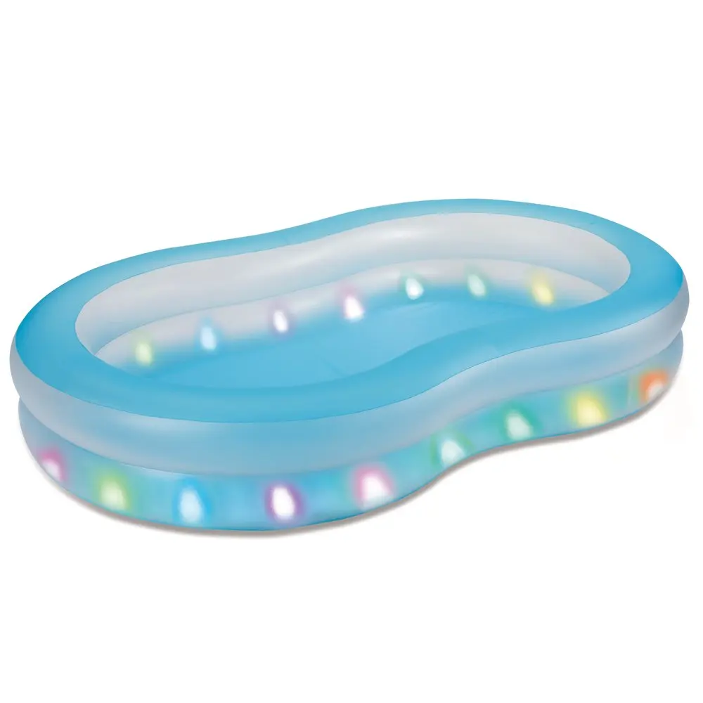 

Надувной светящийся в воде семейный бассейн свободной формы с меняющими цвет лампочками для взрослых унисекс