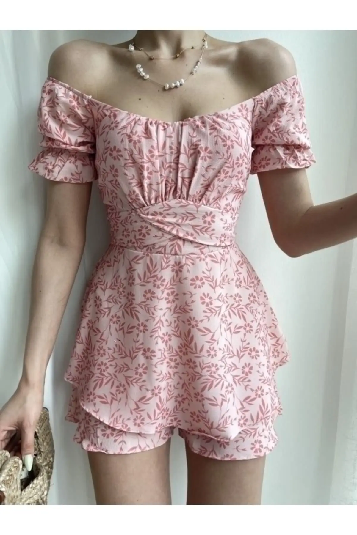 

Women's Overalls Chiffon Shorts Jumpsuit Hot Style Quality Fabric Sleeveless Baggy Trousers Casual Jumpsuit