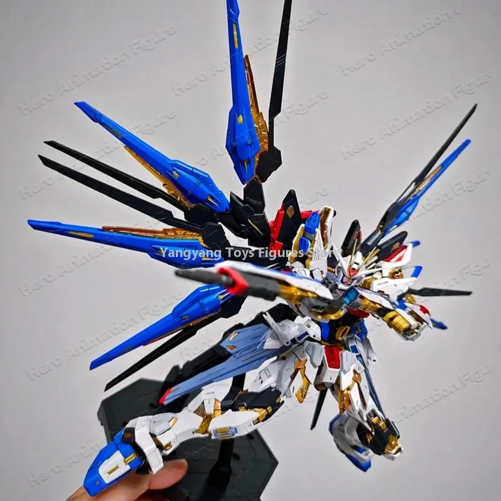 Фото Новая модель CHANGLONG 7701 Mgex Zgmf-X20a Strike Freedom: пластиковые наборы для сборки, аниме-фигурки, роботы, пластиковые модели игрушек №5
