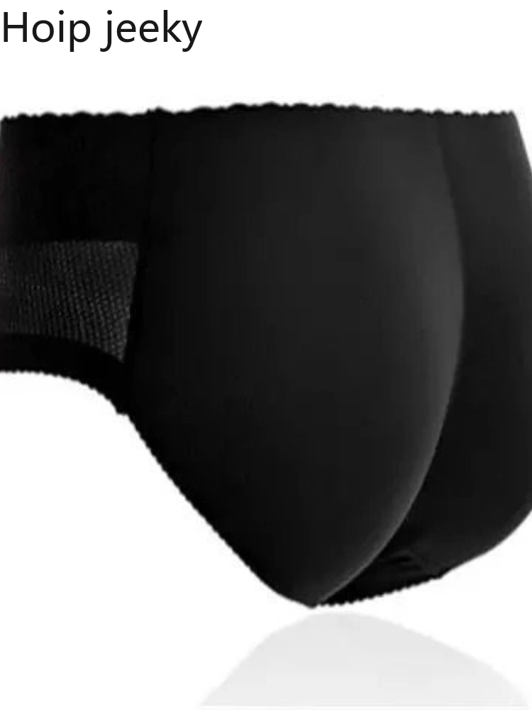

Hoip Jeeky Women Seamless Sponge Fake Butt Pad Buttocks Hip Artifact Peach Buttocks Lifter Thin Thicker Buttocks Pants Underwear