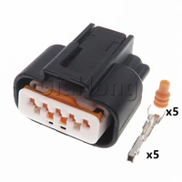 1 set 5 ways auto alternator socket pk605 05027 automotive waterproof plug car electrical connector for mitsubishi