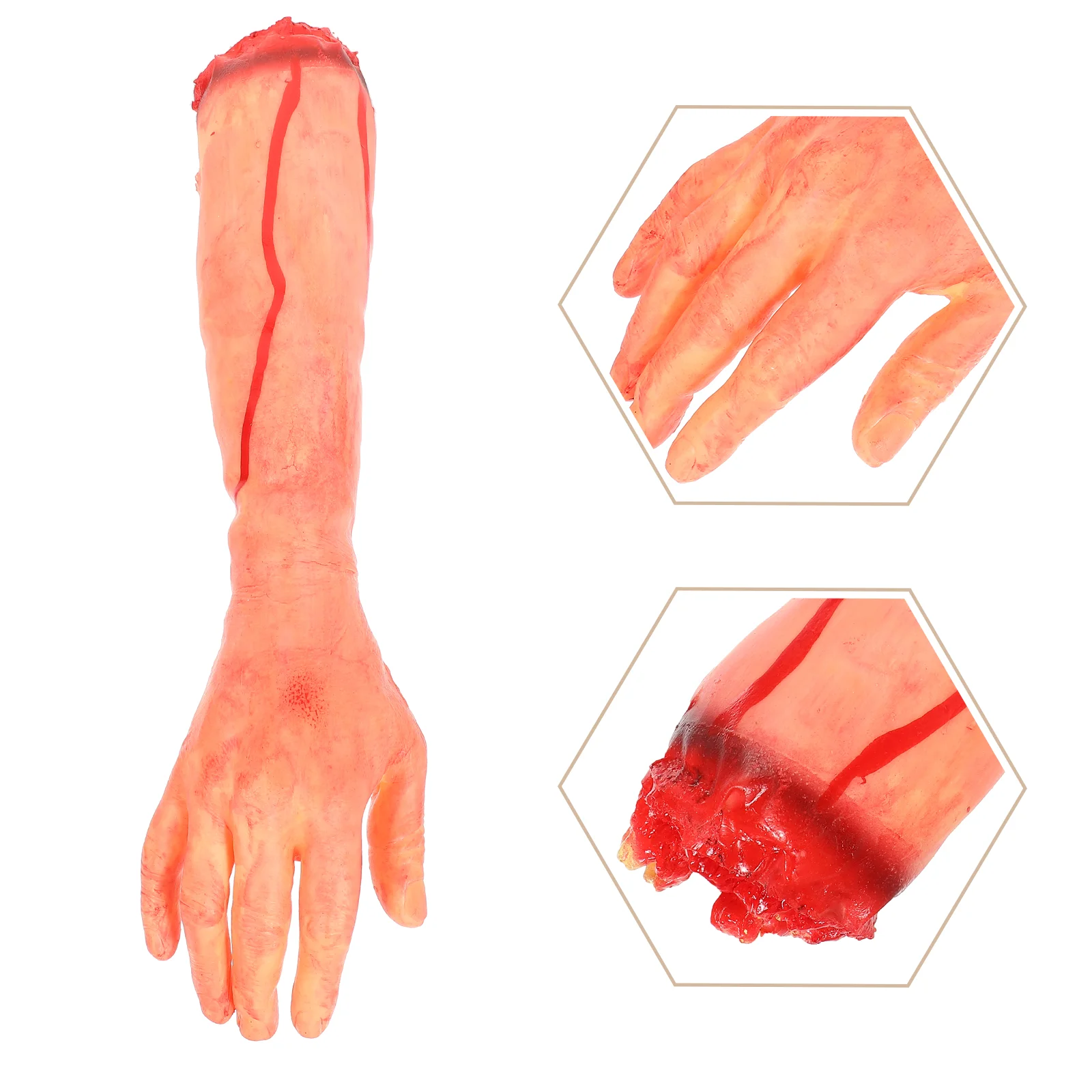 

Halloween Body Fakeparts Props Human Severed Hand Foot Hands Scary Prop Broken Dead Arm Haunted House Part Horror Decoration