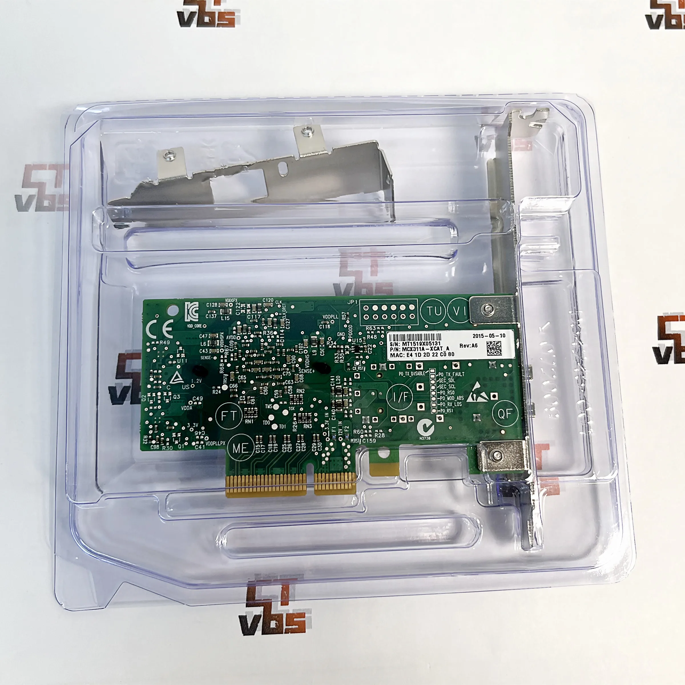 Mellanox MCX311A-XCAT 10G Ethernet CX311A ConnectX-3 EN 10GbE SFP+ PCIe NIC Server Adapter