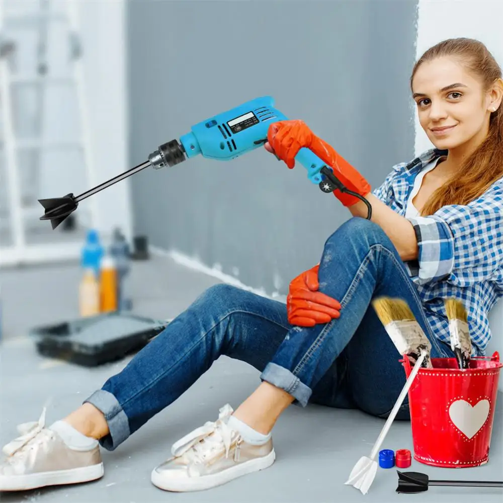 

Эпоксидный миксер, насадка для дрели, многоразовые клешни для краски, грязевая смола, лопасть для миксера, многофункциональные мощные инстр...