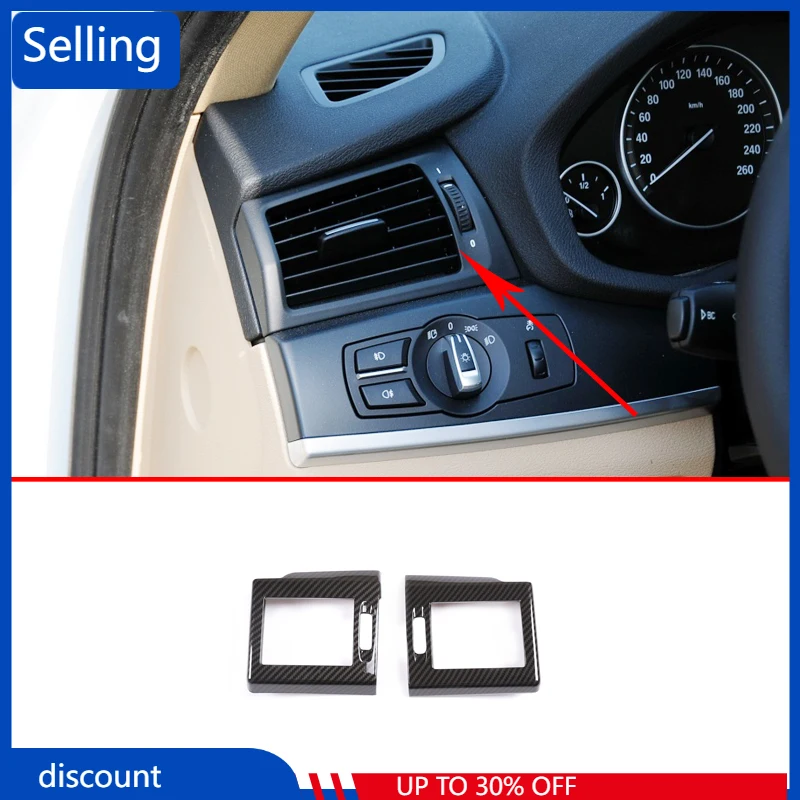 

For Mercedes benz GLK Class X204 2008-2012 Car Interior ABS Side Air Conditioning Outlet Vent Frame Cover Trim Accessories fd