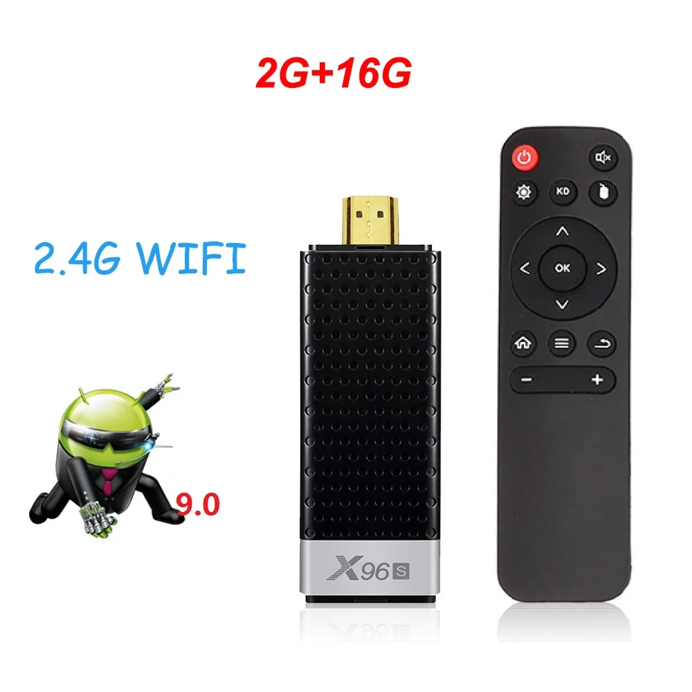 

ТВ-приставка X96S X96 Stick, 4K, 4 + 32 ГБ, 4 ядра, Wi-Fi, BT