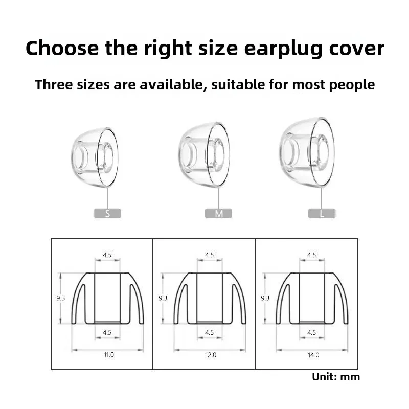 Для Google Pixel Buds Pro 2, жидкие силиконовые насадки для наушников Pixel Buds2, Bluetooth, противоскользящая насадка для ушей, сменная затычка для ушей (art.: 3920cbffe7e2f) - 3920cbffe7e2f