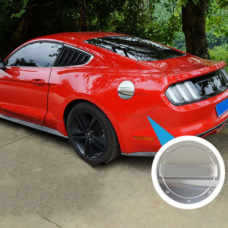 

Stainless Steel Fuel Tank Replacement Cover 5.0 GT MP CONCEPTS For Ford Mustang 2015 - 2020 Exterior Accessories Car Parts
