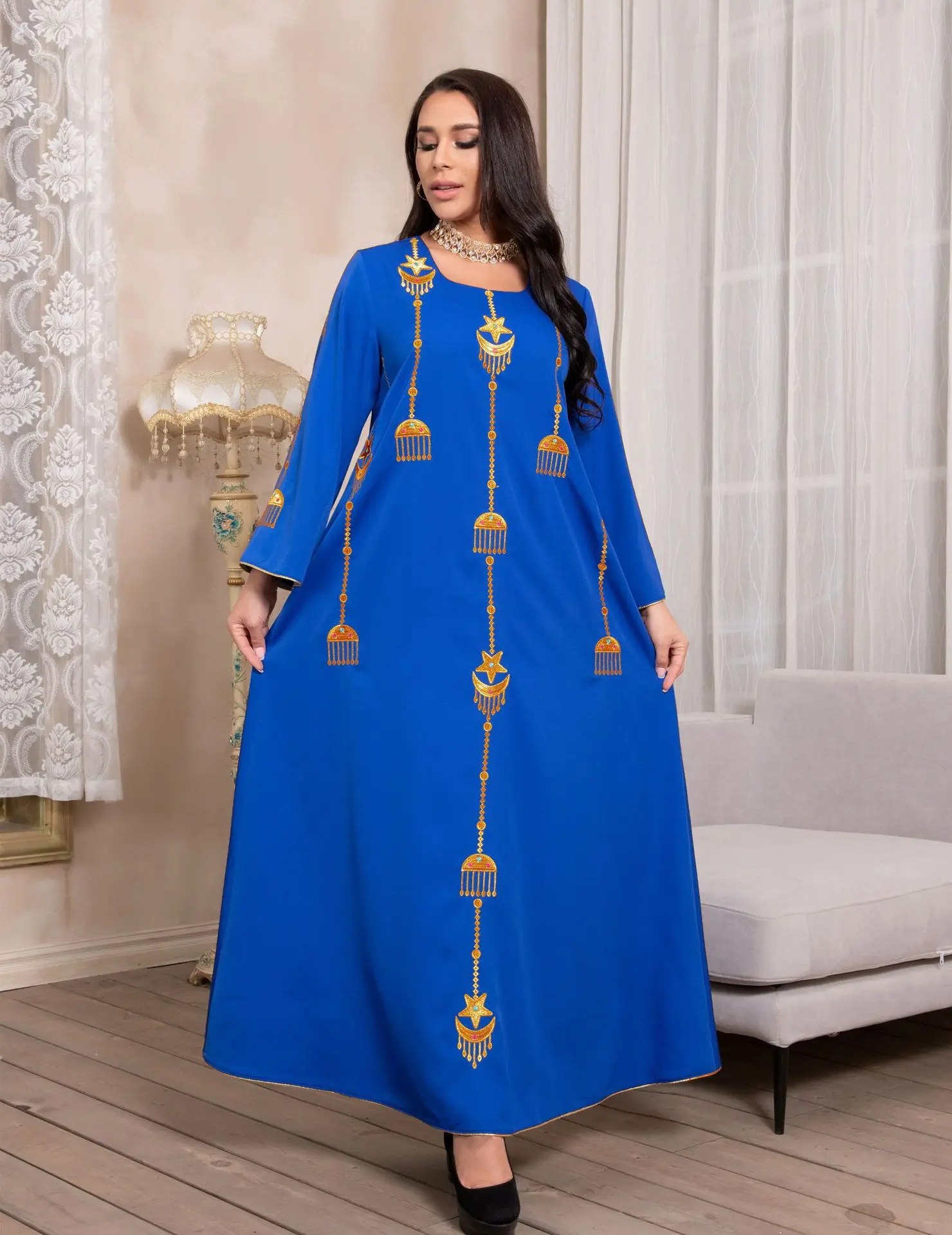 Рамадан Abayas для женщин Дубай Abaya Турция мусульманский модный Кафтан платья хиджаб платье Caftan мусульманская одежда длинное женское платье