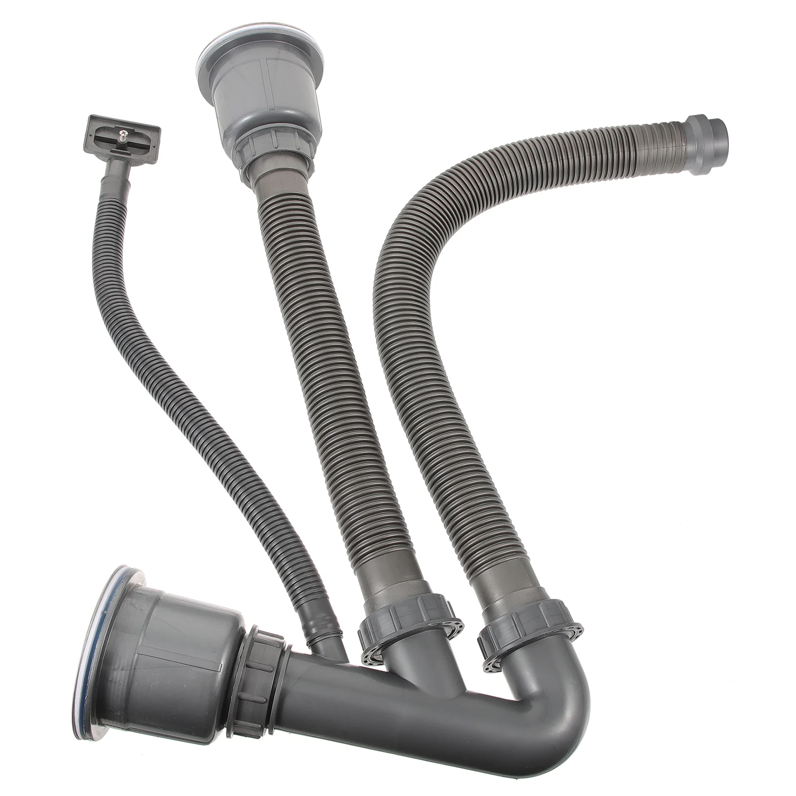 

Kitchen Sink Drain Bath Fixtures Assembly Bathroom Pipe Replacement Double Sewer Extension