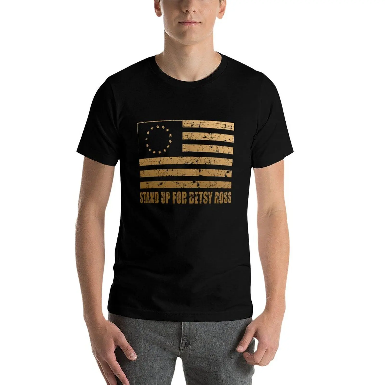 Фото Футболка Rush Limbaugh Patriotic 1776 Respect the Flag Stand up for Betsy Ross, мягкая, эластичная, с коротким рукавом. №3