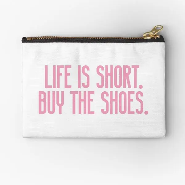 

Life Is Short, купите обувь, кармашки на молнии, чистая упаковка для монет, трусиков, бумажник, сумка, носки, нижнее белье, мужской карман для хранен...