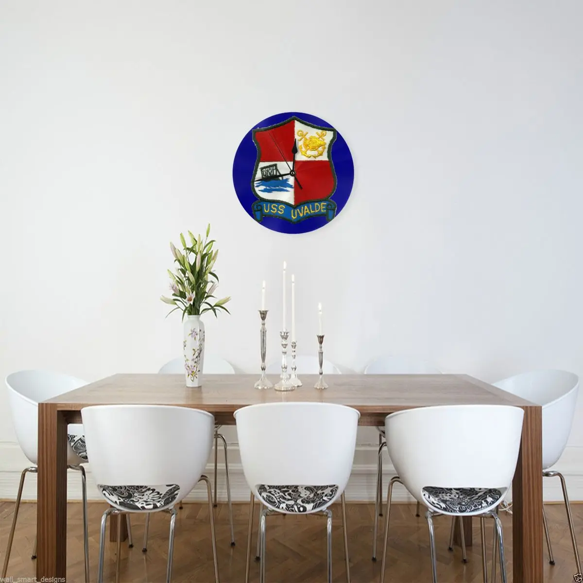 USS UVALDE (AKA-88) SHIP S STORE настенные часы украшение комнаты круглые необходимые