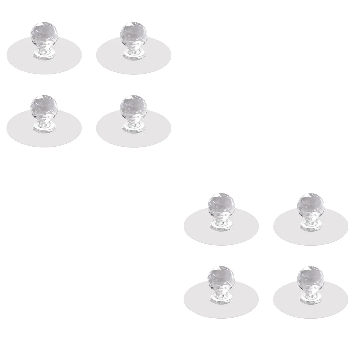 

Knobscrystal Door Drawercabinet Furniture Handles Exterior Clear Knob Round Vintage Kitchen Drawerscabinets Glassdoorknob