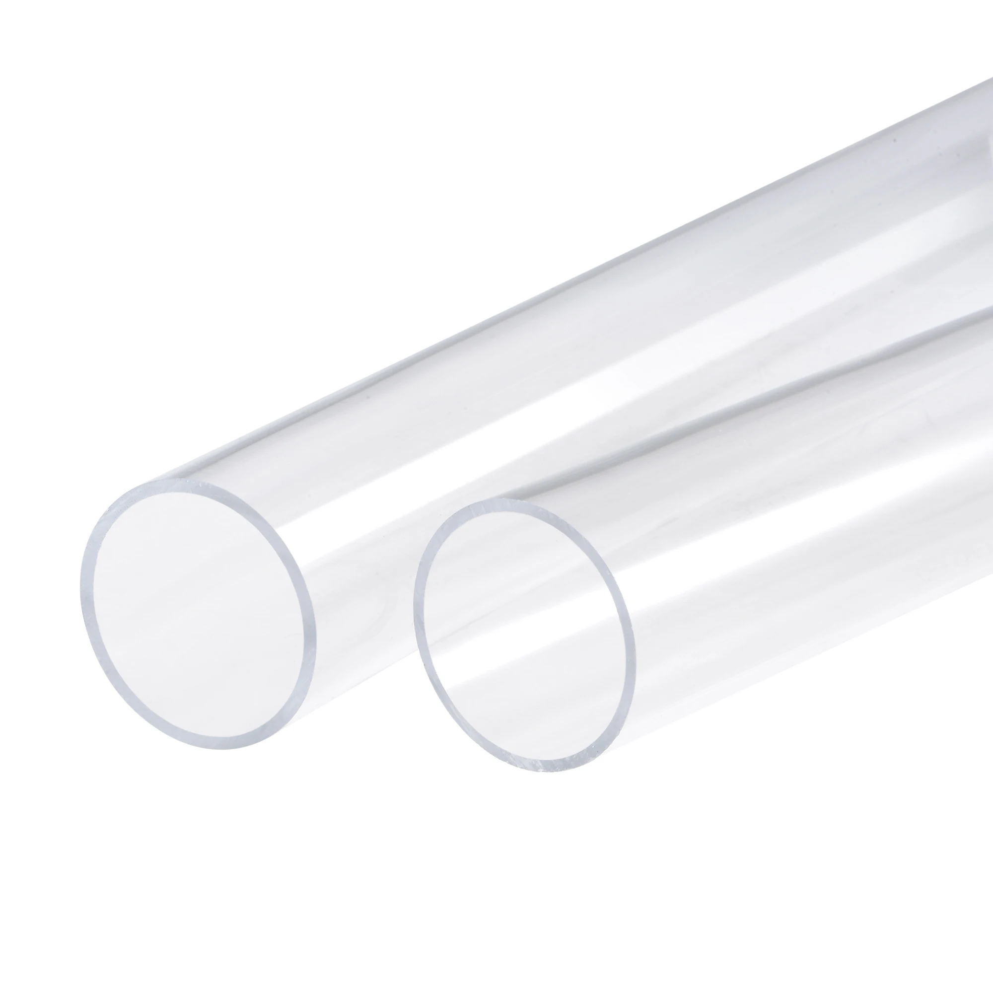 

Uxcell Acrylic Pipe Rigid Round Tube Clear 1.4" ID 1 9/16" OD 12" High Impact for Lighting, Models, Plumbing, Crafts 2 Packs