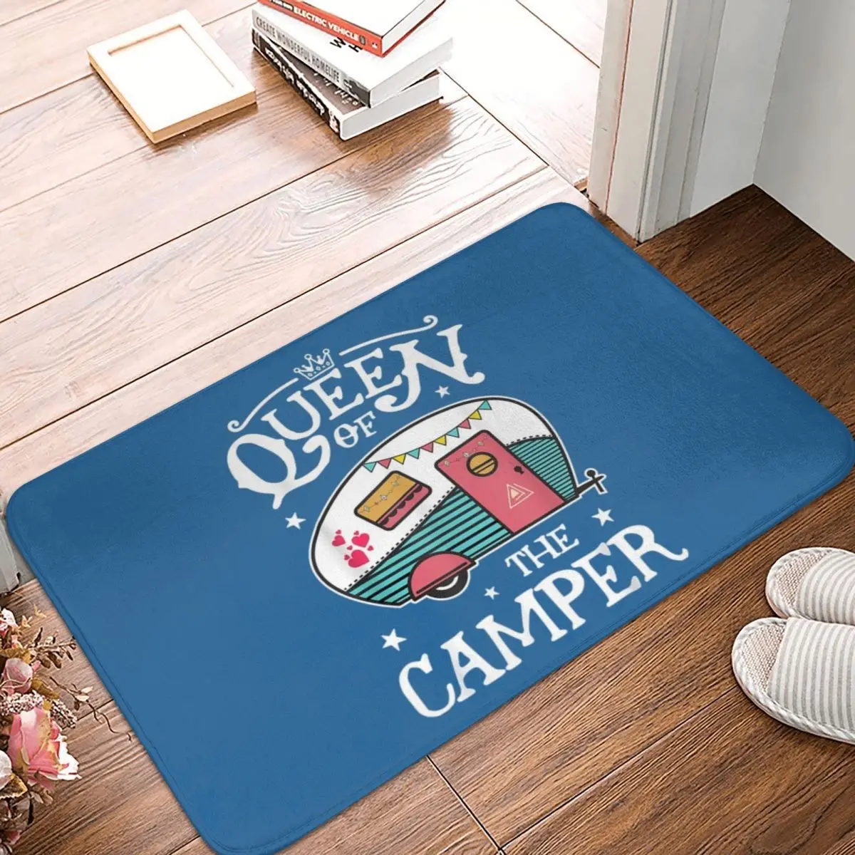 

Queen Of The Camper Doormat Rug carpet Mat Footpad Polyester Non-slip Absorbent Mat Corridor Kitchen Bedroom balcony toilet