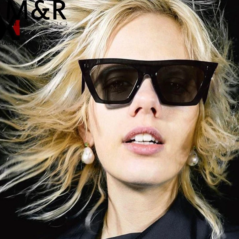 

2022 Cat Eye Sunglasses Women Retro Square Glasses Luxury Eyewear For Women/Men Brand Designer Oculos De Sol Feminino