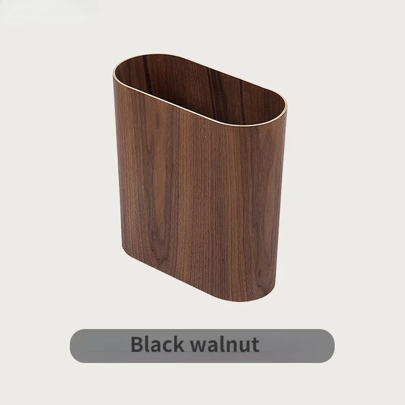 nordyckiego drewnianego kosz na śmieci o dużej pojemności z pokrywką kuchenny litego drewna papier kreatywne przechowywanie w kuchni