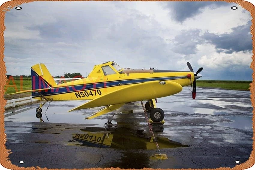 Металлическая вывеска Air Tractor AT-502B