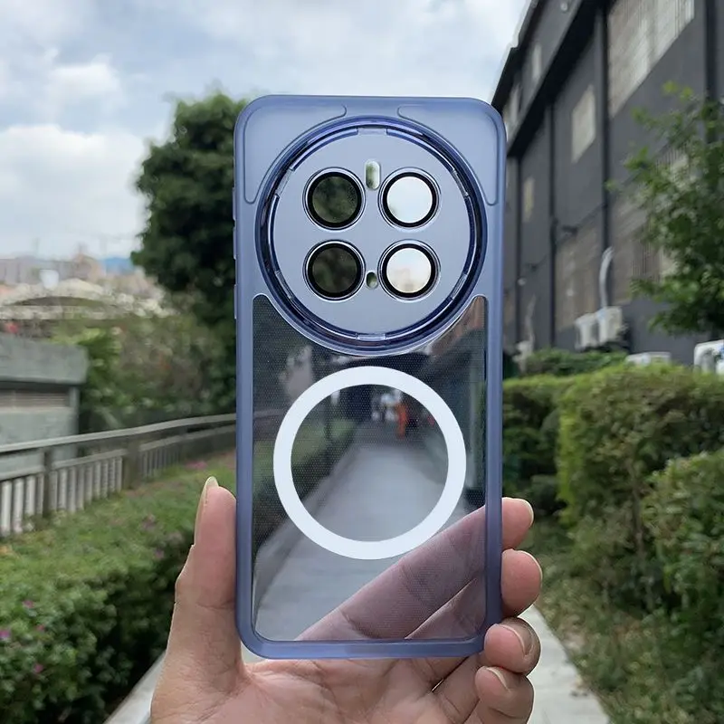 Чехол для Honor Magic 7 6 5 Pro мягкий силиконовый магнитный прозрачный чехол из ТПУ Magic7