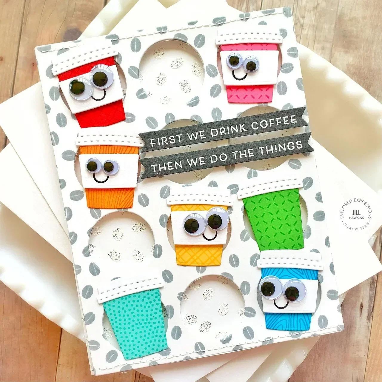 Полоски кофейные штампы трафареты штамп ремесло тиснение сделайте бумага шаблон