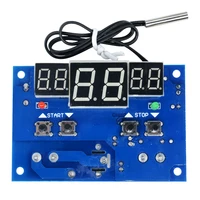 w1401 dc12v digital thermometer thermostat temperature controller with ntc sensor waterproof probe led display circuit board