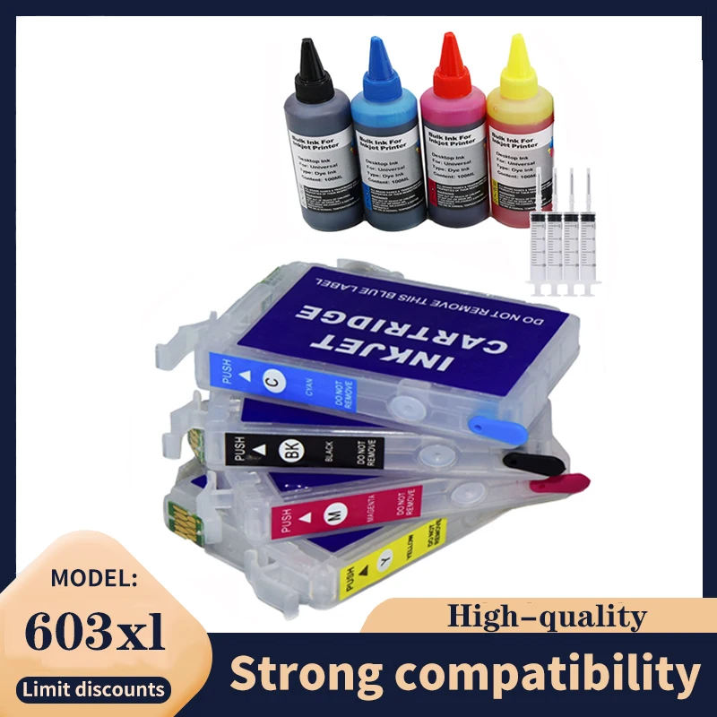 

603XL T603 многоразовый картридж с чернилами для Epson T603XL