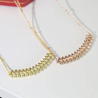 925 sterling silver rivets necklace fashion fine jewelry couple gift for women famous brand wholesale new arrival free shipping