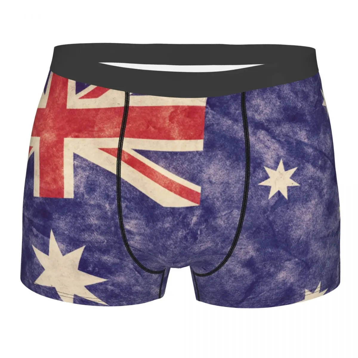 

2022 Polyester Australia Country Flag Vintage Men Boxer Shorts Underpants Mens Panties Underwear For Male Couple