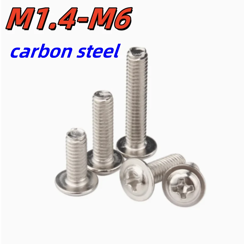 

Винты с шайбой M1.4-M6 (100 шт.)