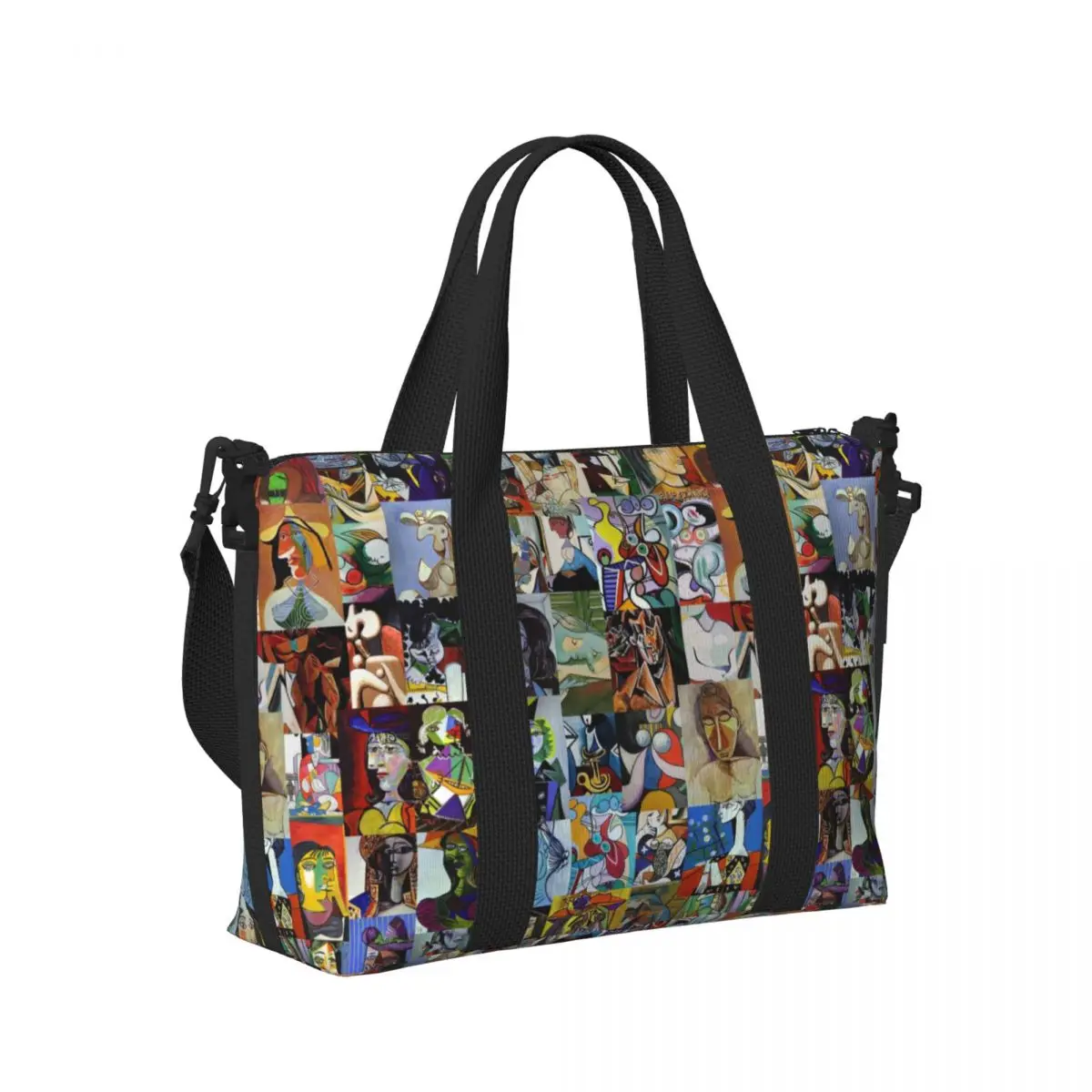 Багажная бирка с изображением пабло Пикассо на заказ именной карточкой