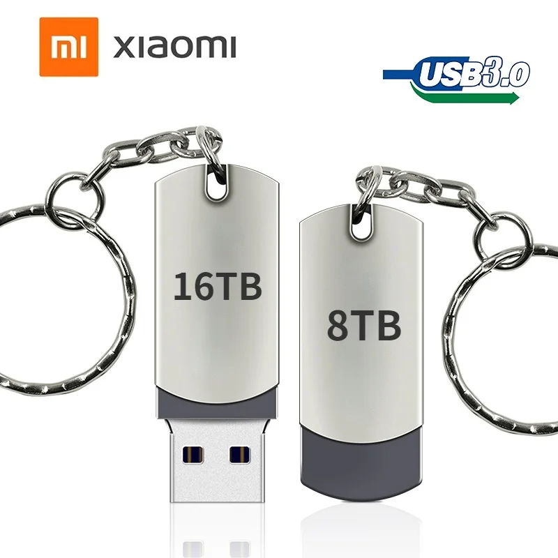 

Metal Key ring usb flash drive mini pendrive 16TB 8TB high speed pen drive memory stick USB 3.0 4TB 2TB U disk Gifts