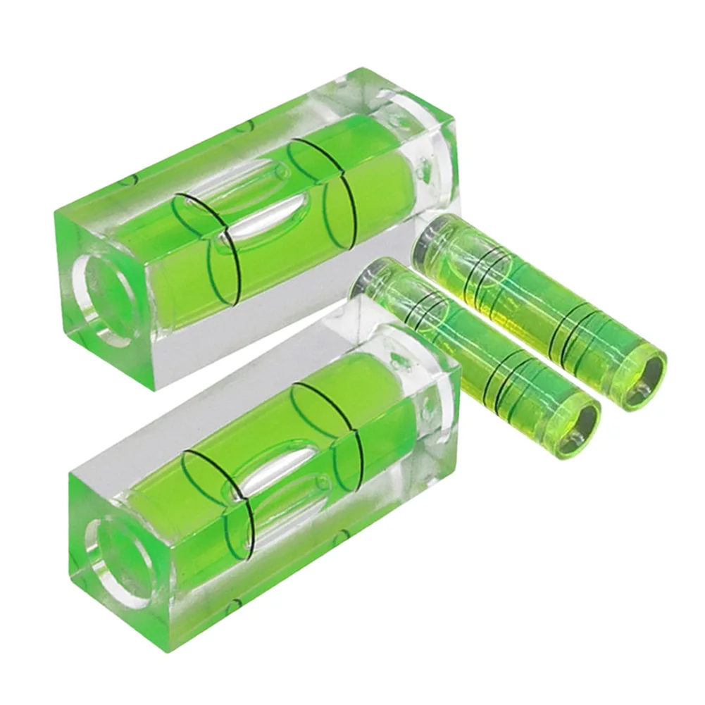 

4pcs Square Round Spirit Level Bubble Level Balancer Spirit Level Wall Level Woodworking Horizontal Bubble Levels Measuring Tool