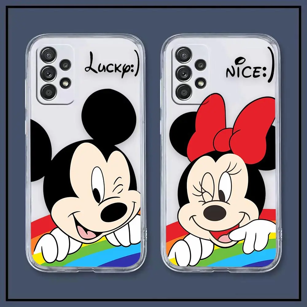 

Clear Case For Samsung A81 A73 A72 A71 A53 A52 A51 A50 A50S A42 A33 A32 A21 A30 A30S A23 A22 5G 4G Case Cute Mickey Mickey Mouse