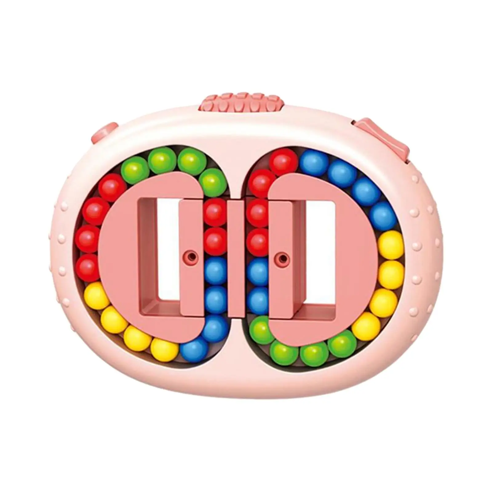 

2xCreative Bean Cubes Toys 3D Puzzles for Kids Adults Pink