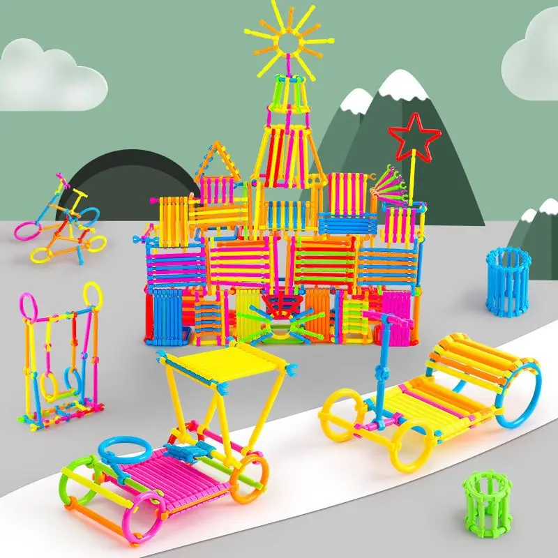 

Собранные строительные блоки "сделай сам" умные строительные блоки для детей