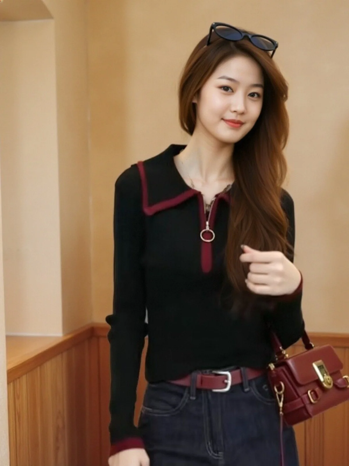 Counter Genuine Goods Amashlas 2024 осенне-зимний популярный облегающий универсальный вязаный