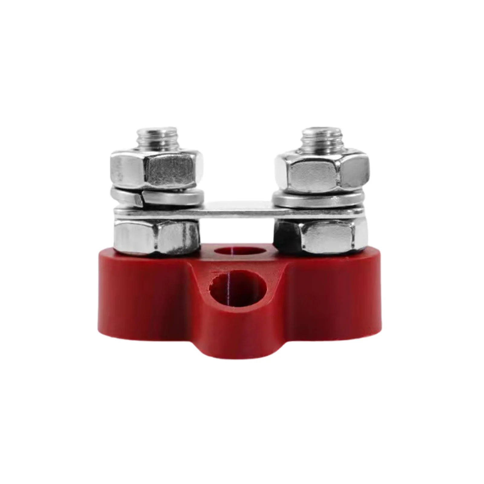 

RV Yacht Double Terminal Stud Car Battery Terminal Connectors Battery Terminals With Terminal Bolts Shims Positive And Negative