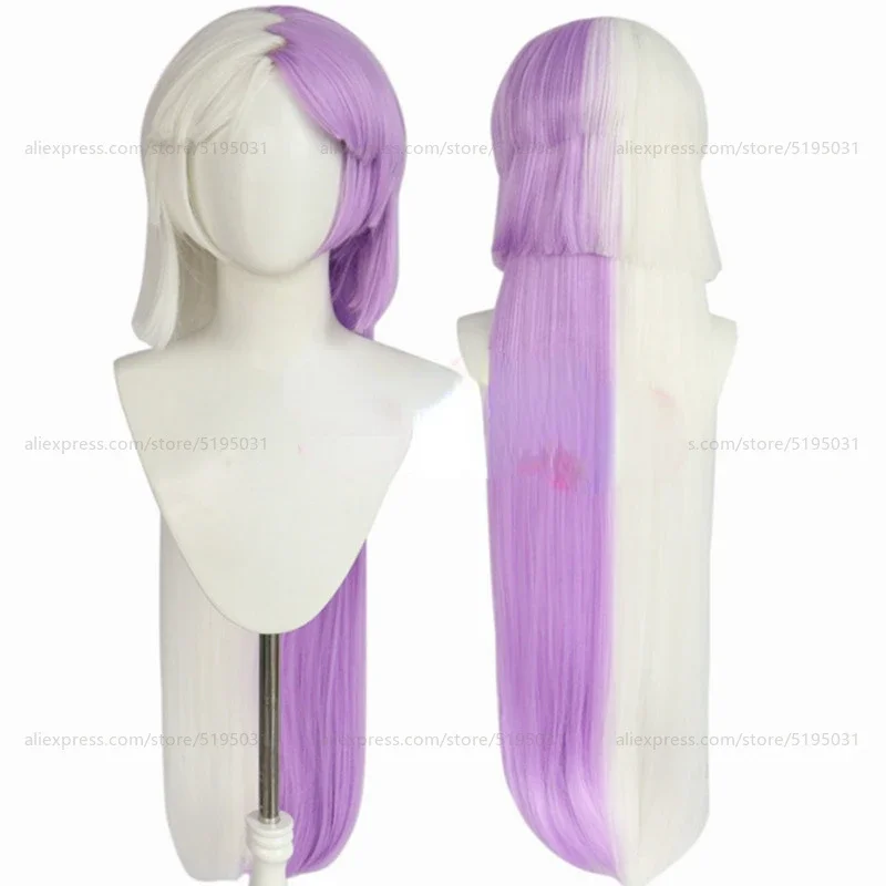

Bungo Stray Dogs Sigma Cosplay Wig Long Wig Purple White Wig Cosplay Anime Cosplay Wigs Heat Resistant Synthetic Wigs