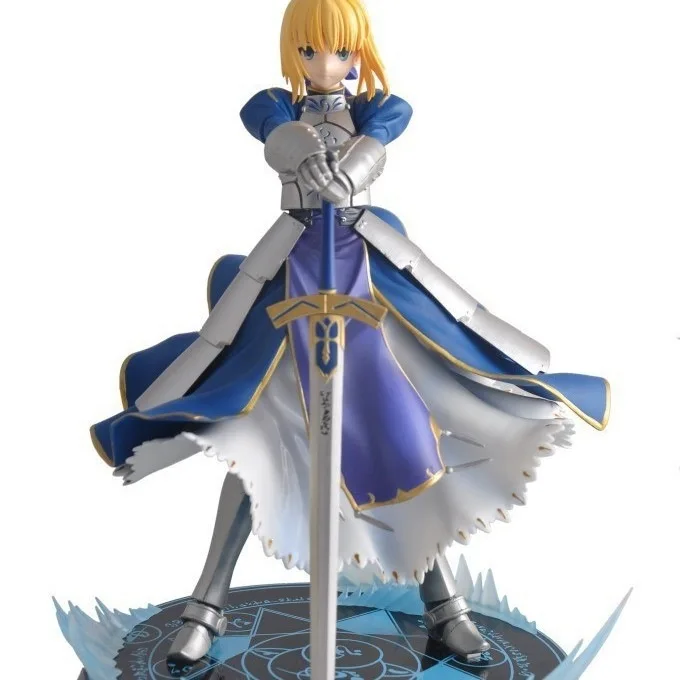 Фото Коллекционная фигурка Сэйбер из Fate Stay Night Ubw, 23 см, ПВХ, для декора дома и рабочего стола, для любителей аниме и коллекционеров. №4